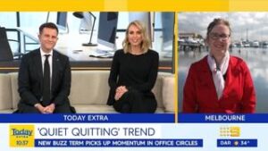 Today Extra Quiet Quitting Sue Ellson David Campbell and Sylvia Jeffreys