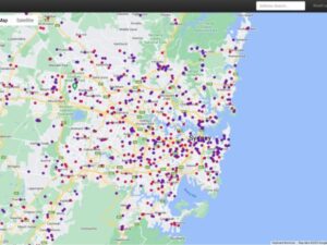 Sydney Independent and Catholic Schools Map from Spectrum Analysis Australia