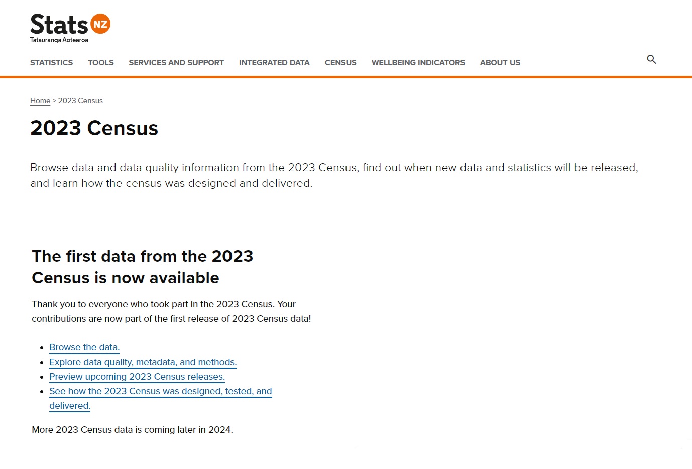 Stats NZ New Zealand Census 2023 - First Data Release By Anubhav Tewari