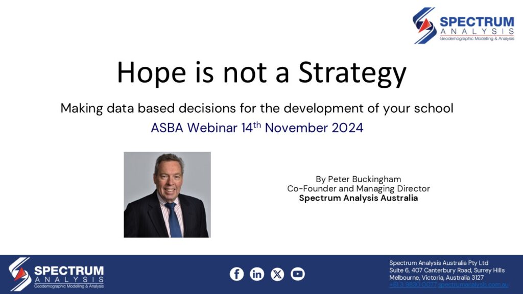 ASBA Webinar Hope is not a Strategy By Peter Buckingham Spectrum Analysis Australia