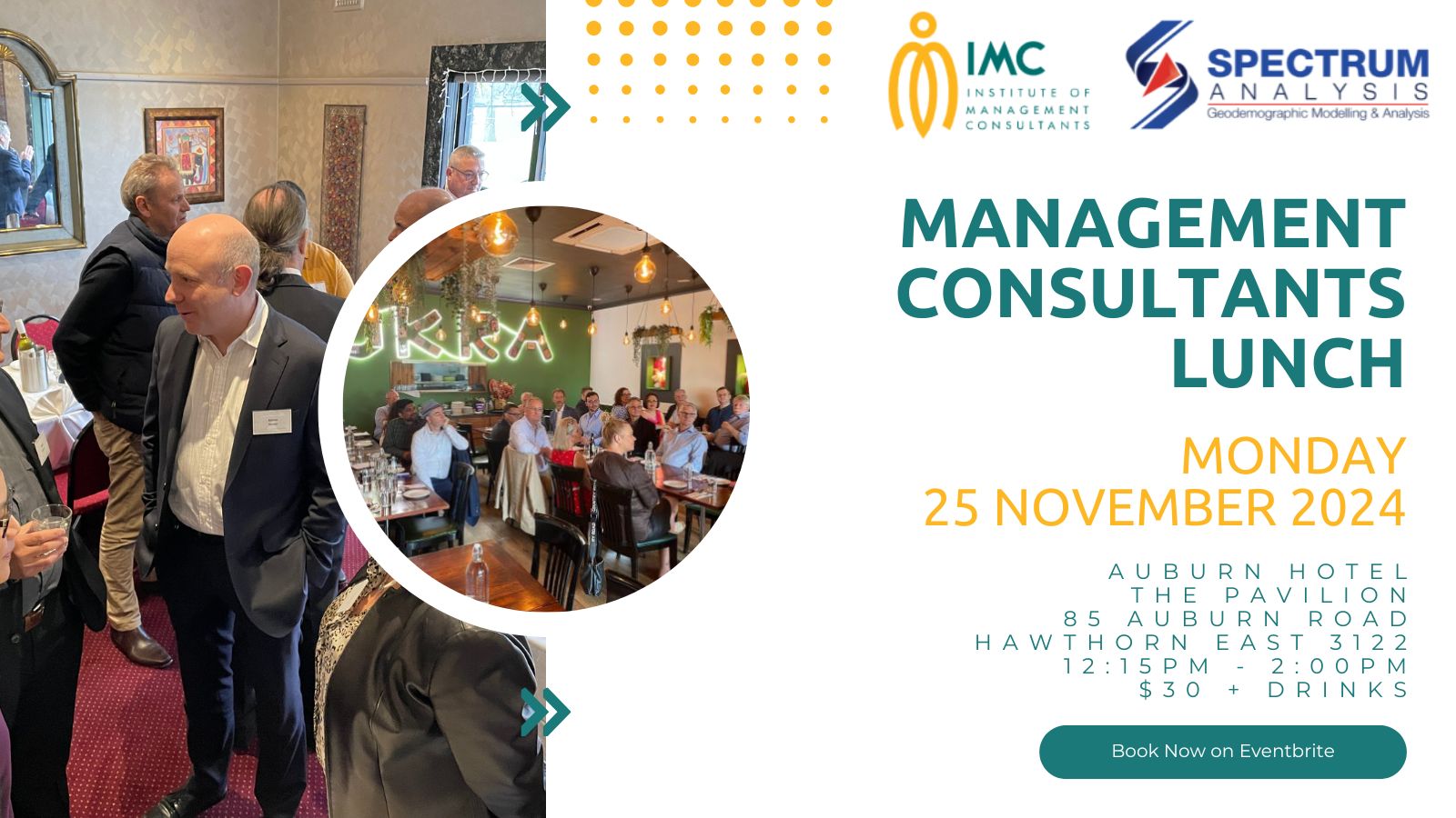 Management Consultants Lunch Auburn Hotel 25 November 2024