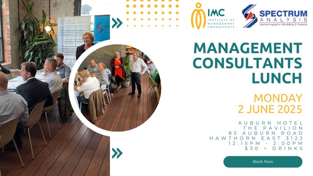 International Management Consultants Lunch 2 June 2025 Auburn Hotel 12:15pm