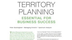 Territory Planning By Peter Buckingham at Spectrum Analysis