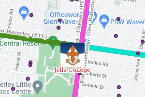 Jells College Sample Online Map
